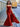 Sheer Bodice Chiffon Drop Waist Strapless Mermaid Prom Dress - Red
