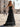 Bow Front Pleated Layered Ruffle Hem Mermaid Long Prom Dress - Black