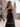 Bow Front Pleated Layered Ruffle Hem Mermaid Long Prom Dress - Black