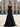 Bow Front Pleated Layered Ruffle Hem Mermaid Long Prom Dress - Black