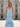 Bow Front Pleated Layered Ruffle Hem Mermaid Long Prom Dress - Baby Blue