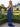 Sweetheart Ruched Chiffon Long Pleated Mermaid Prom Dress With Shawl - Navy Blue