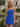 One Shoulder Pleated Lace Up Mini Sheath Prom Dress With Drop in Royal Blue