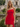 One Shoulder Pleated Lace Up Mini Sheath Prom Dress With Drop in Red