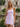 One Shoulder Pleated Lace Up Mini Sheath Prom Dress With Drop in Lavender