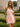 One Shoulder Ruffle Backless Lace Up Mini Sheath Prom Dress in Blush Pink