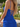 One Shoulder Ruffle Backless Lace Up Mini Sheath Prom Dress in Royal Blue