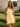 One Shoulder Ruffle Backless Lace Up Mini Sheath Prom Dress in Yellow