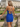 Sparkly Scoop Neck Pleated Backless Lace Up Mini Sheath Prom Dress in Royal Blue