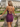 Sparkly Scoop Neck Pleated Backless Lace Up Mini Sheath Prom Dress in Grape