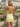 Sparkly Scoop Neck Pleated Backless Lace Up Mini Sheath Prom Dress in Yellow