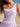 Scoop Neck Bodice Lace Up With Drop Mini Sheath Hoco Dress in Lavender
