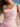 Scoop Neck Bodice Lace Up With Drop Mini Sheath Hoco Dress in Pink