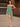 Strapless Pleated Mini Prom Dress With Waist Drop - Bean Green
