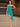 Strapless Pleated Mini Prom Dress With Waist Drop - Aqua Blue