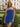Strapless Ruffle Lace Up Mini Sheath Prom Dress in Royal Blue