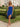 Strapless Ruffle Lace Up Mini Sheath Prom Dress in Royal Blue