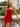 Strapless Ruffle Lace Up Mini Sheath Prom Dress in Red