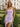 Strapless Ruffle Lace Up Mini Sheath Prom Dress in Lavender