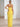 Strapless Bodice Pleated Chiffon Sheath Long Prom Dress WIth Split in Yellow