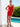 Cowl Neck Tight Homecoming Cocktail Dress With Ribbon in Red