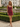 V-Neck Pleated Lace Up Mini Sheath Prom Dress in Burgundy