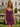 V-Neck Pleated Lace Up Mini Sheath Prom Dress in Grape