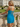 V-Neck Pleated Lace Up Mini Sheath Prom Dress in Blue