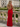 Backless V-Neck Lace Up Ruffle Sheath Long Prom Dress in Red