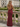 Backless V-Neck Lace Up Ruffle Sheath Long Prom Dress in Burgundy