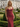 Backless V-Neck Lace Up Ruffle Sheath Long Prom Dress in Burgundy