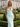 Backless V-Neck Lace Up Ruffle Sheath Long Prom Dress in Baby Blue