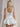 Sparkly Sequin Tank Bubble Ball Gown Mini Prom Dress in White