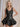 Sparkly Sequin Tank Bubble Ball Gown Mini Prom Dress in Black