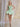 Sparkly Sequin Tank Bubble Ball Gown Mini Prom Dress in Mint Green