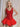 Sparkly Sequin Tank Bubble Ball Gown Mini Prom Dress in Red