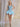 Sparkly Sequin Tank Bubble Ball Gown Mini Prom Dress in Sky Blue