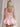 Sparkly Sequin Tank Bubble Ball Gown Mini Prom Dress in Pink