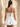 Strapless Sparkly Lace Up Mini Sequin Bubble Dress in White