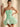 Strapless Sparkly Lace Up Mini Sequin Bubble Dress in Mint Green