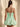 Strapless Sparkly Lace Up Mini Sequin Bubble Dress in Mint Green