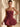 Strapless Sparkly Lace Up Mini Sequin Bubble Dress in Burgundy