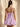 Strapless Sparkly Lace Up Mini Sequin Bubble Dress in Lilac