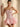 Strapless Sparkly Lace Up Mini Sequin Bubble Dress in Pink