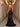Sparkly Sweetheart Neck Floral  Long Mermaid Prom Dress With Split in Black Floral