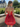 Ruched Bust Sparkly Beading Layered Mini Ball Gown Prom Dress - Red