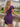 One Shoulder Taffeta Pleated Ruffle Lace Up Mini Sheath Prom Dress in Purple