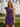 One Shoulder Taffeta Pleated Ruffle Lace Up Mini Sheath Prom Dress in Purple