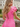 One Shoulder Taffeta Pleated Ruffle Lace Up Mini Sheath Prom Dress in Hot Pink