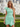 One Shoulder Taffeta Pleated Ruffle Lace Up Mini Sheath Prom Dress in Mint Green